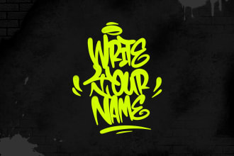 create graffiti tagging or handstyle for your brand