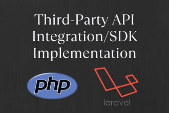 integrate third party apis and sdks in PHP laravel