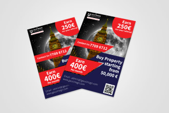 design professional and printable flyers