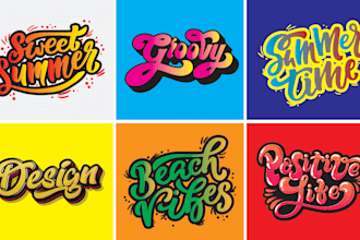 do draw hand lettering, creative typography, lettering logo