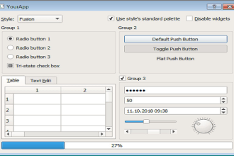 create a gui application with python