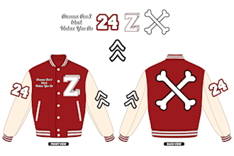 make dream varsity jacket clothing streetwear brand design