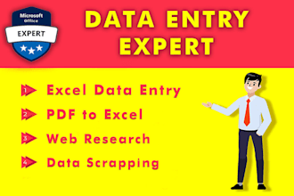 convert your data and pdf to formulated excel and word files