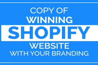 setup design redesign or copy any shopify store or shopify website