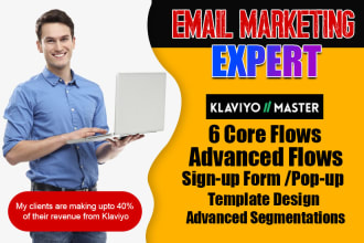 setup high conversion klaviyo email marketing flows