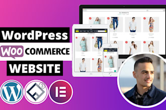 build an online store website with woocommerce and elementor