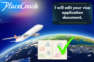 edit your visa application letter