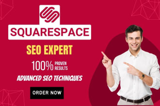 do complete wesbite sqaurespace seo service for higher keywords ranking