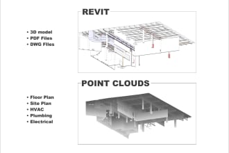 do 3d revit model from point clouds