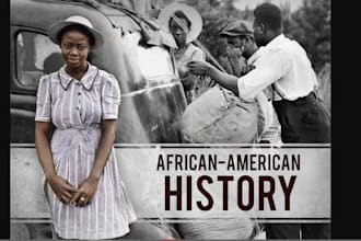 write african american history