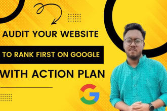 audit your website to rank first on google with action plan