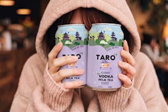 design modern beverage can packaging