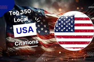 do 350 USA local citations and directories for local SEO