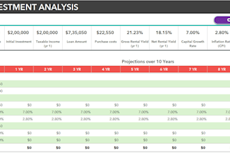 create interactive and dynamic excel spreadsheet, template