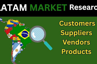 do latam research products, suppliers, customers