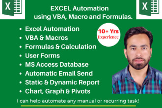 automate your excel with vba, macros, and formulas