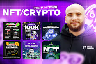 design professional crypto or nft banner