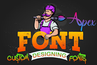 make your own custom font design in ttf or otf