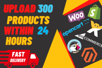 upload products or add products in woocommerce, shopify, wix store