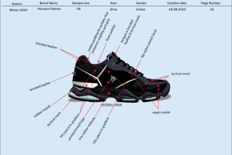 do shoe design, shoe tech pack, sneaker footwear design leather shoes high heels