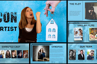 create a pitch deck presentation for your film concept or TV series