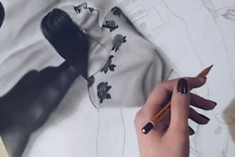 draw a portrait with a pencil