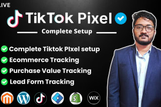 setup tiktok pixel, tik tok conversion tracking and tiktok events api