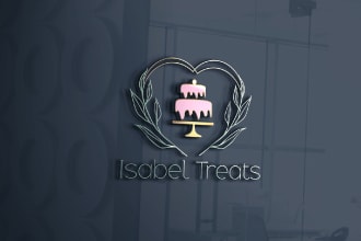 create an outstanding cake, bakery, cupcake, sweets, restaurant logo