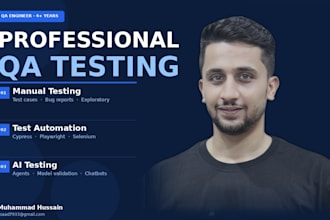 do manual testing, automation testing and ai testing