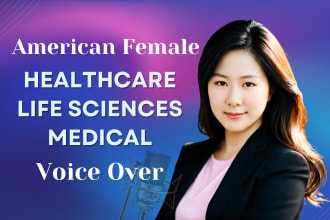 record your health care or medical narration voice over