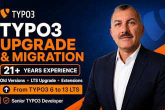 upgrade and migrate your typo3 website to the latest lts version
