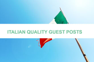 write and publish article on italian guest post website