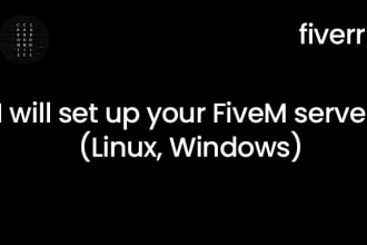 set up your fivem server, linux and windows