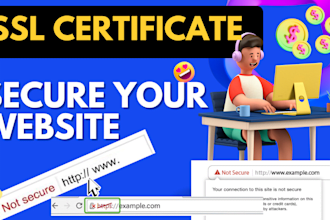 install SSL certificate to secure your website