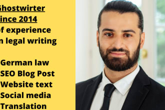 writer your german website text