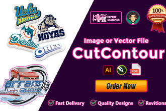 make cut contour for your artwork