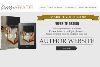 create your author website