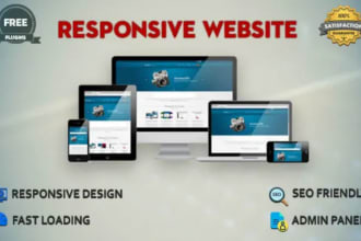 Best Deals!  design a professional and responsive wordpress websites