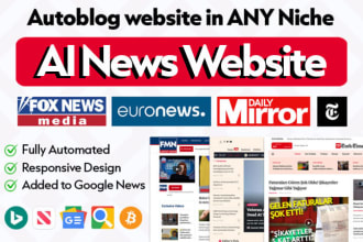 create ai auto blog or automated chatgpt ai news website