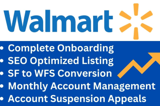 setup walmart marketplace, get seller account approval and do listing