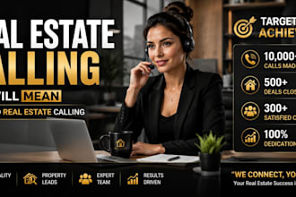 make real estate calls