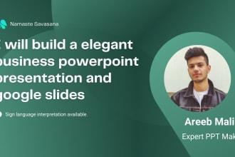 build a elegant business powerpoint presentation and google slides