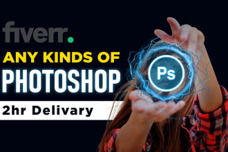 do any photoshop editing image retouching, photo editing photo manipulation work