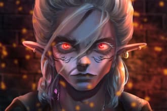 create illustrations, concept art, characters, stylized art
