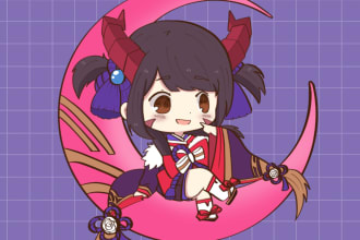 draw chibi icon in 2 hours