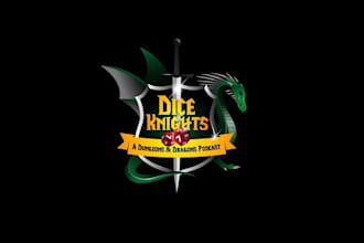 create a timeless beautiful dice knights logo