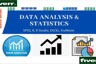 do statistical data analysis using spss and r language  and python