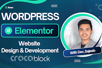 customize your elementor website or design elementor website