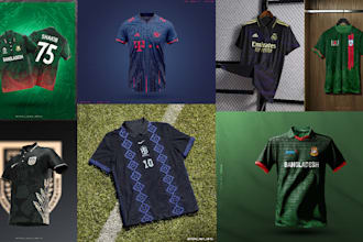 design a professional esports and sports jersey