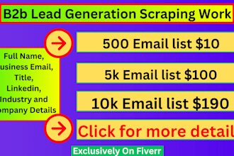 find companies contact information and targeted b2b lead generation